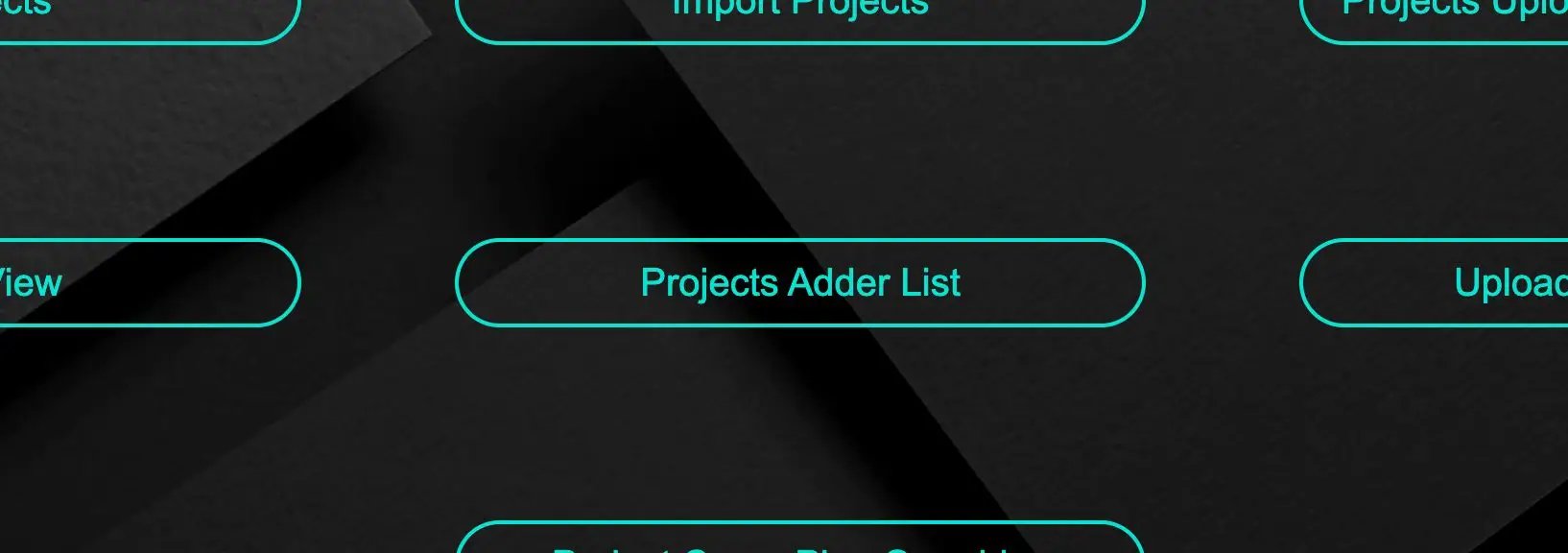 STAKT application interface showing Projects Adder List button for managing adders in compensation plans.