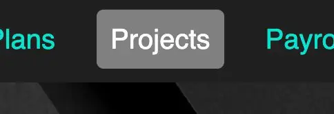 STAKT application navigation menu with Projects tab highlighted.